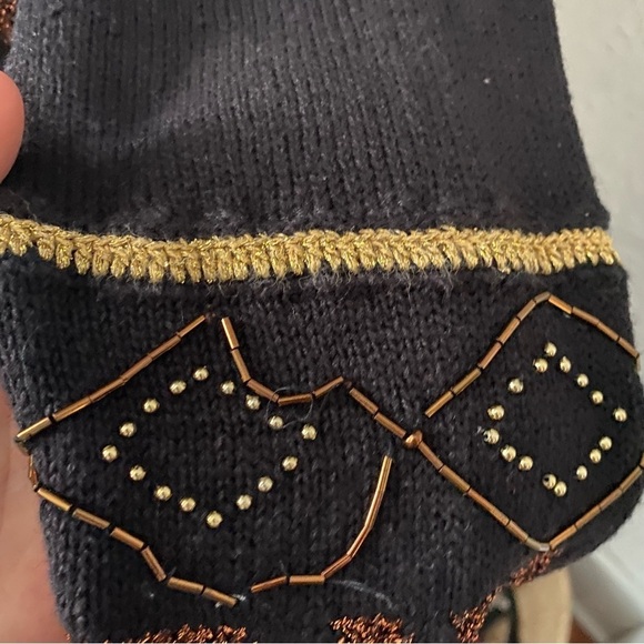 Vintage 90's Native Nits Beaded Sweater - Picture 6 of 12